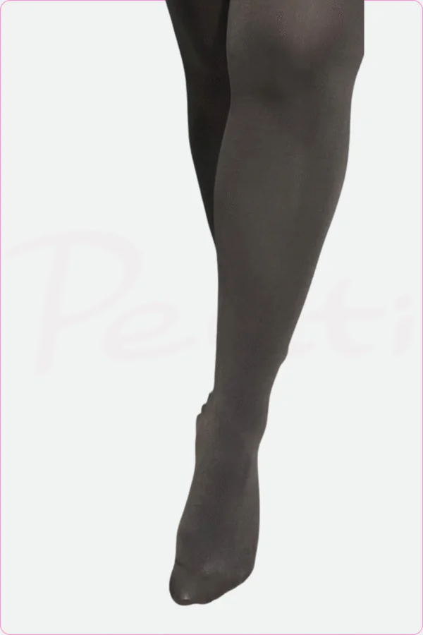 جوراب شلواری براق طوسی زنانه با تراکم ۱۲۰، مناسب برای استایلهای شیک و روزمره