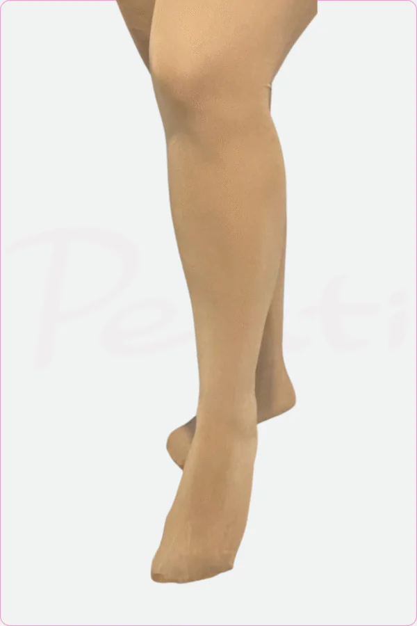 جوراب شلواری براق کرم زنانه با تراکم ۱۲۰، مناسب برای استایلهای شیک و مجلسی